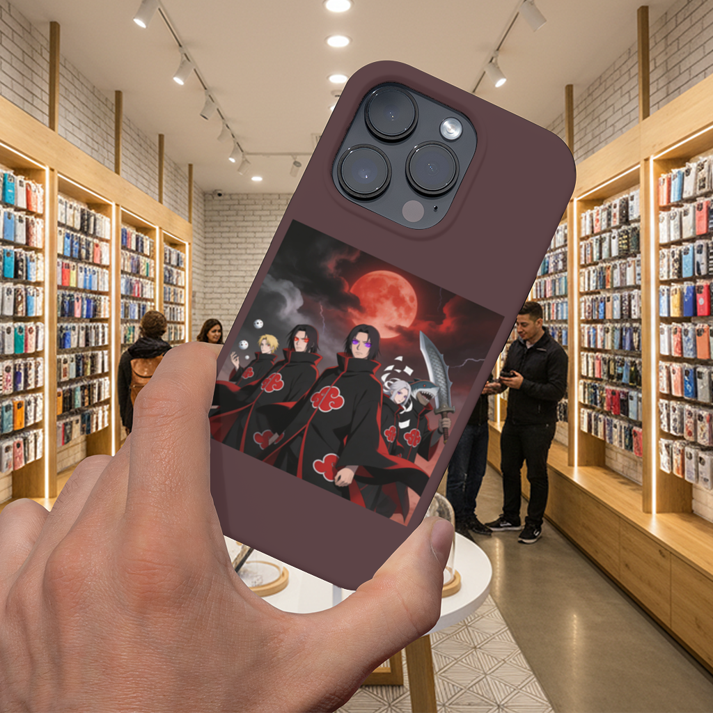 Akatsuki Üyeleri Kızıl Bulutun Gölgeleri iPhone 16 Pro Max Kılıfı