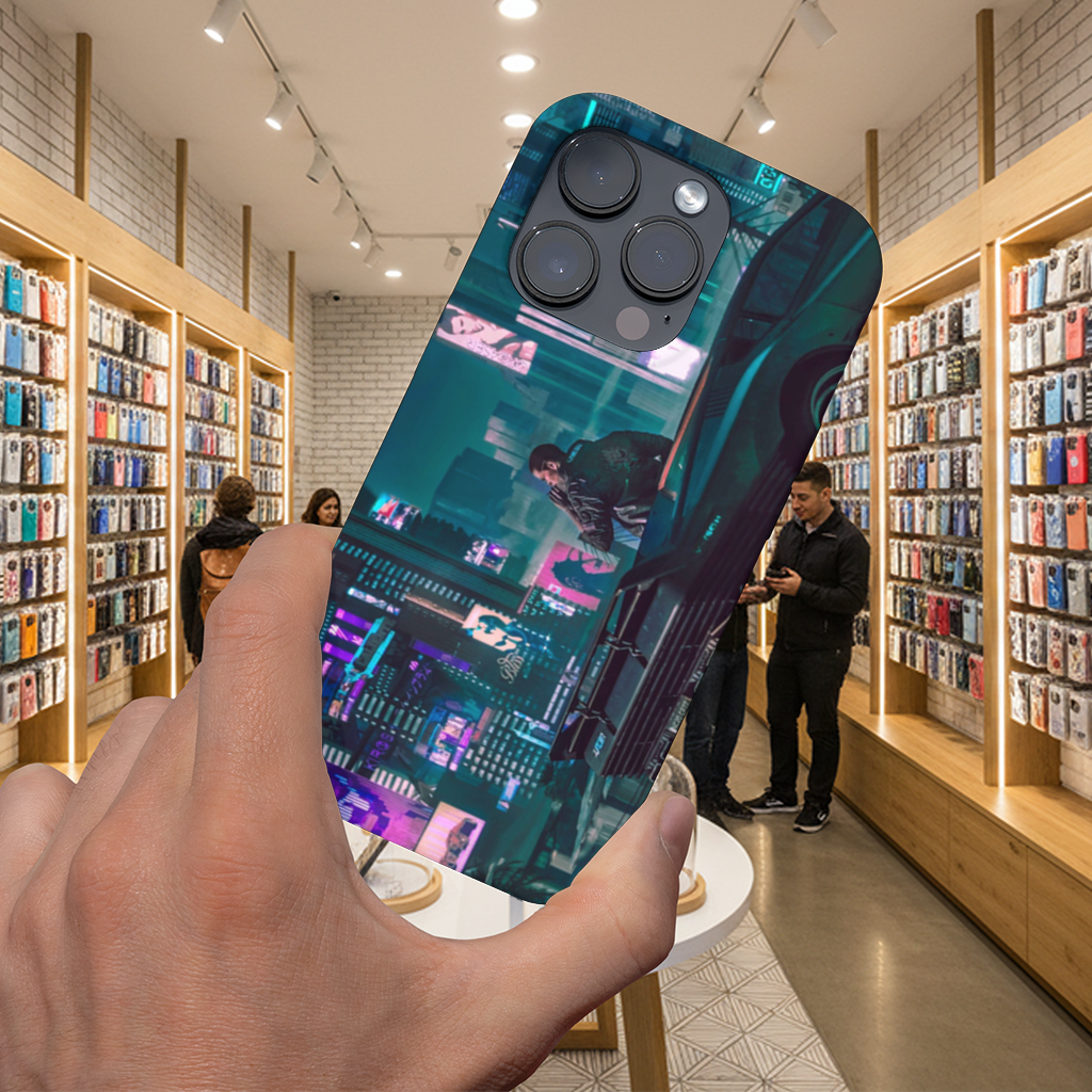 Cyberpunk Themed Customizable Gaming Design Product iPhone 16 Pro Max Case