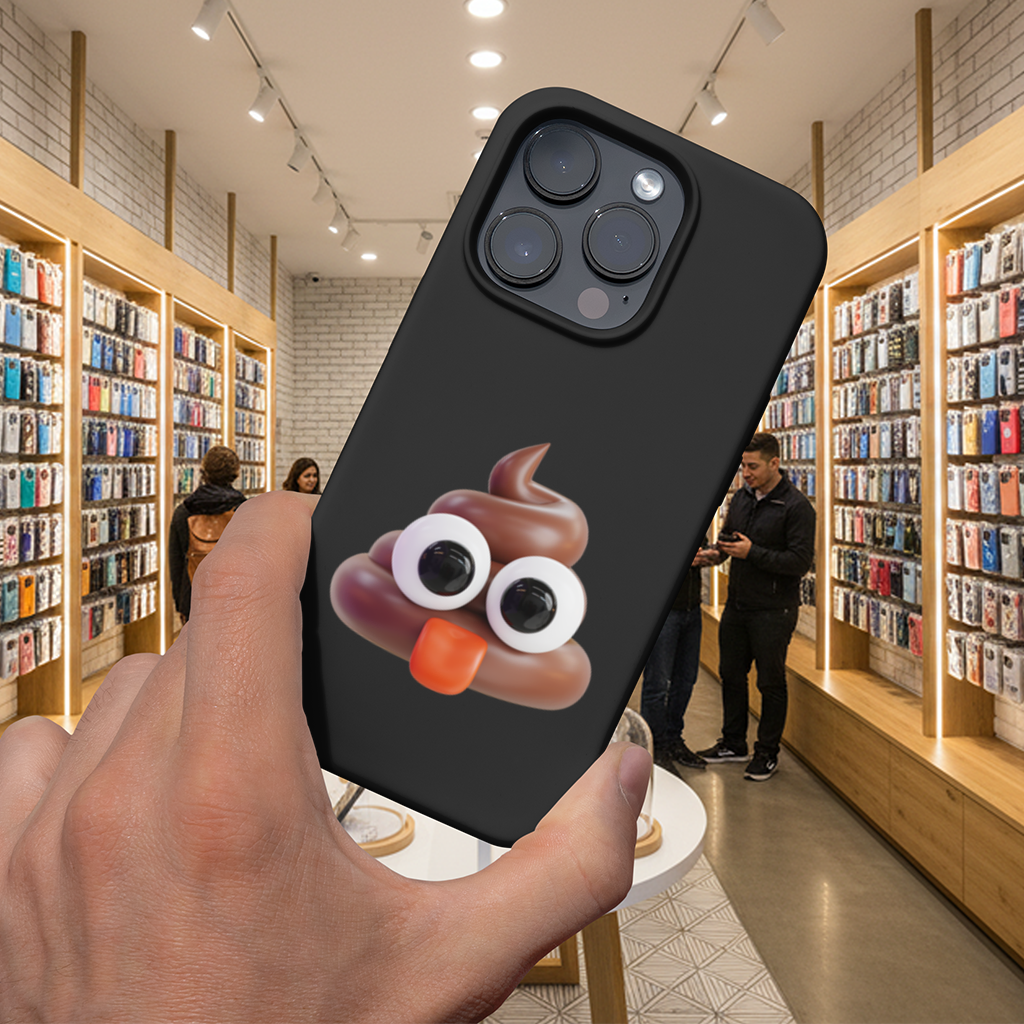 3D Şakacı Emoji iPhone 16 Pro Max Kılıfı