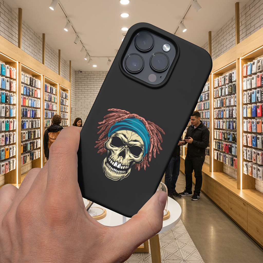 Bandana Dreadlock Skull iPhone 16 Pro Max Case