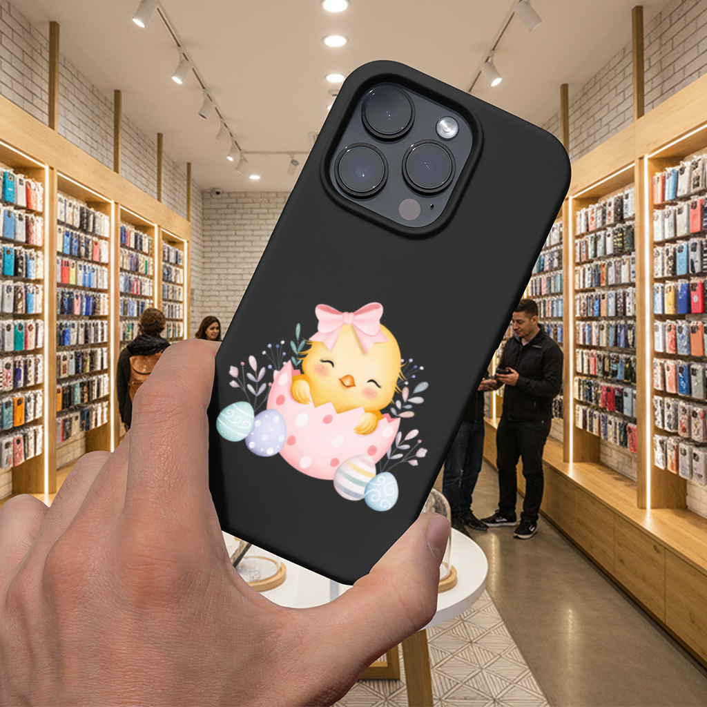 Easter Chick with Eggs iPhone 16 Pro Max Case
