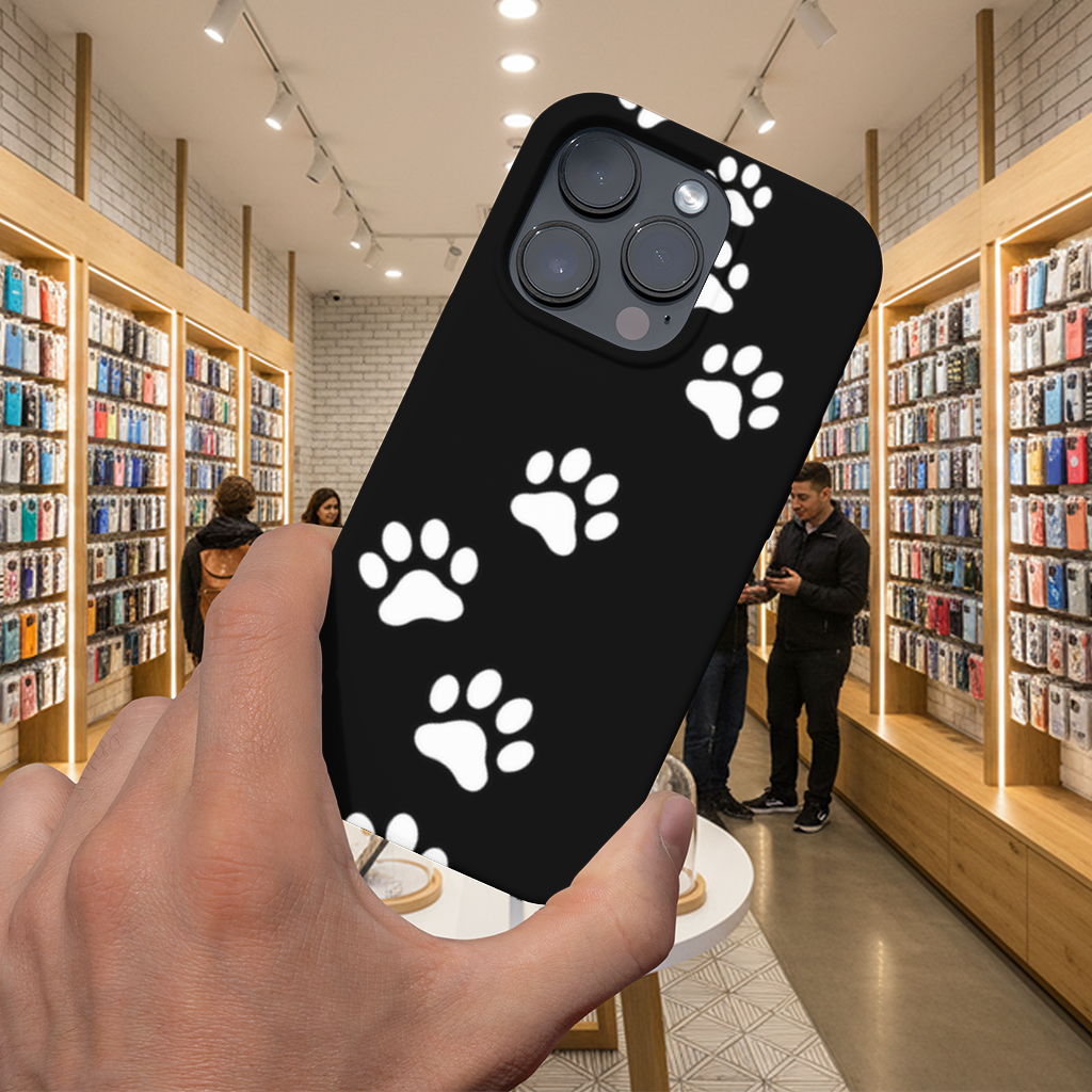 Paw Prints Trail iPhone 16 Pro Max Case