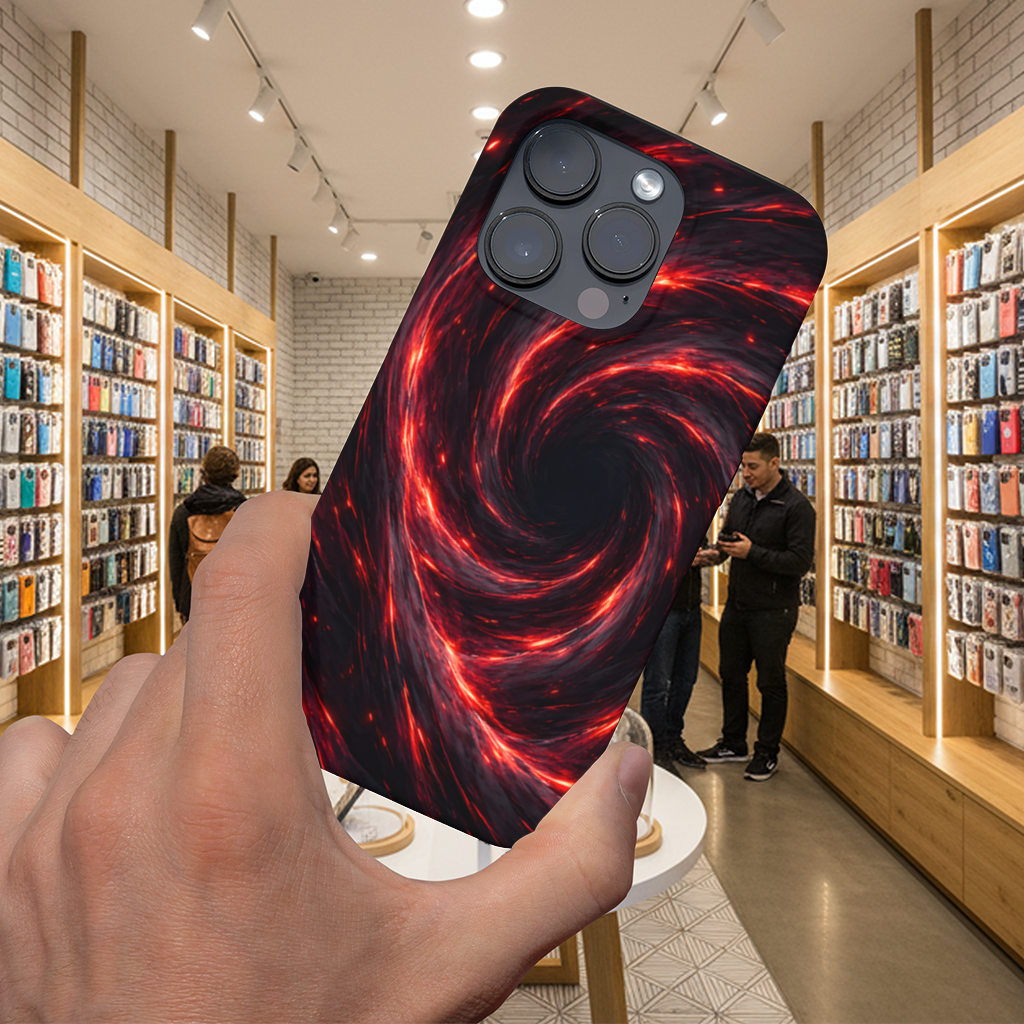 Uchiha Brothers Eternal Black Flames of Amaterasu iPhone 16 Pro Max Case
