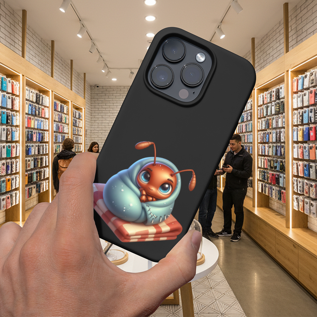 Battaniyeye Sarılı Bebek Karınca iPhone 16 Pro Max Kılıfı