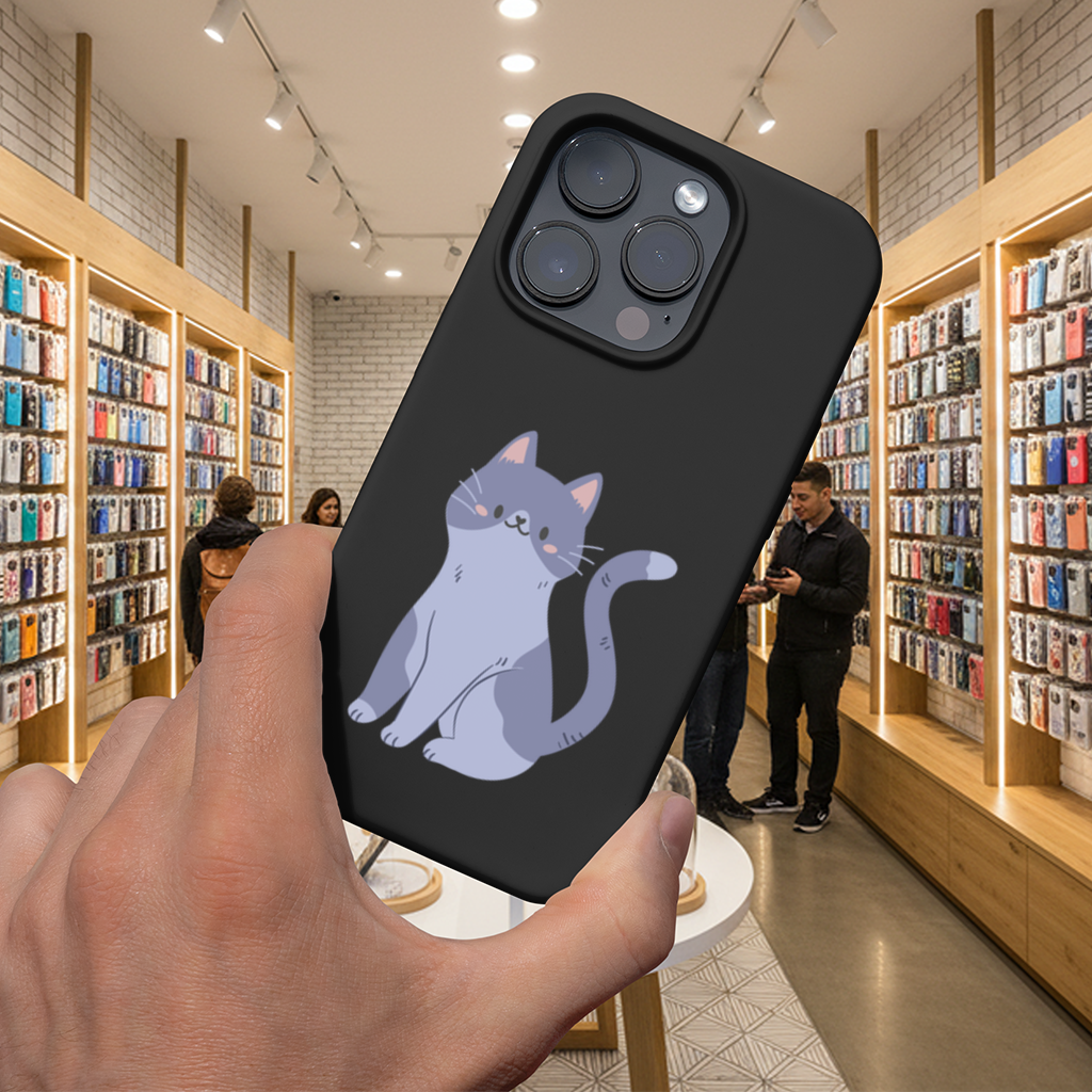 Sevimli kedi iPhone 16 Pro Max Kılıfı