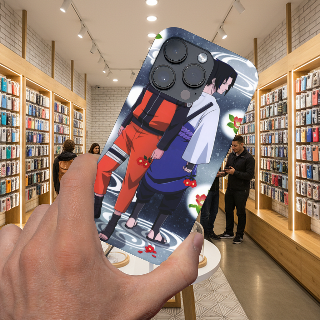 Two Rival Warriors with Red Camellias iPhone 16 Pro Max Case