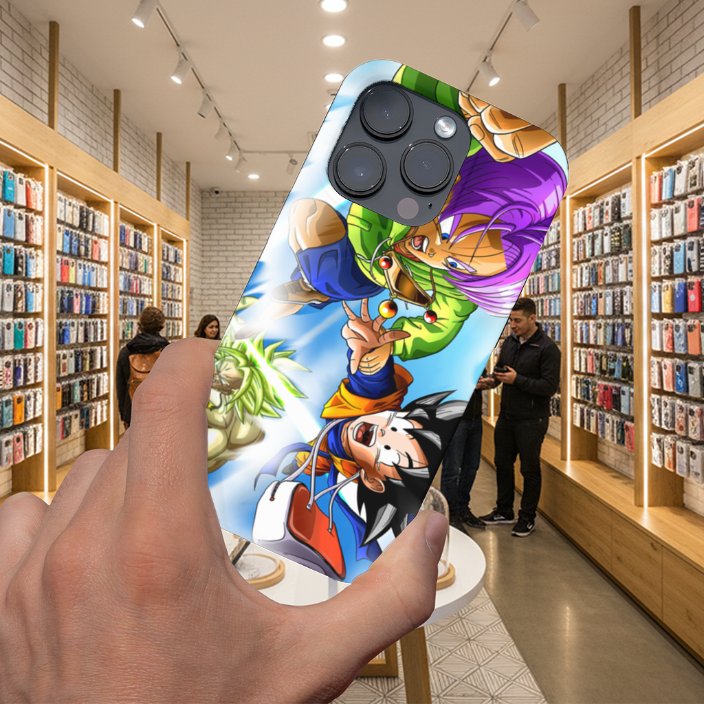 Energy Blast Anime Sky Battle iPhone 16 Pro Max Case