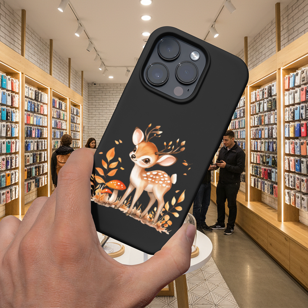 Masalsı Sonbahar Yavru Geyiği iPhone 16 Pro Max Kılıfı