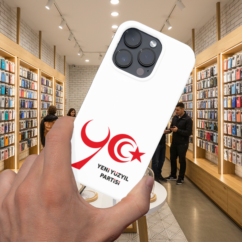 The Yeni Yüzyıl Party Logo on a White Background iPhone 16 Pro Max Case