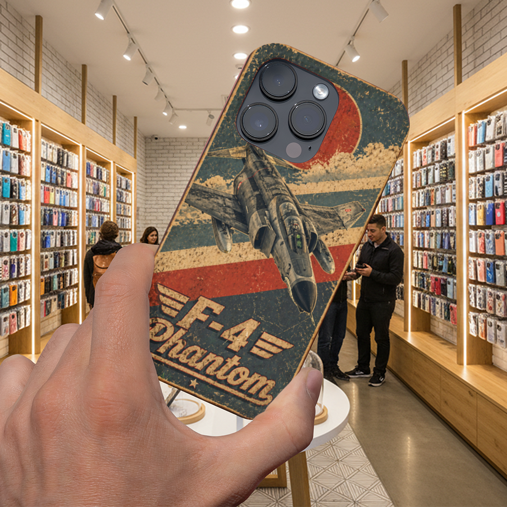 F-4 Phantom Turkish Air Force Retro iPhone 16 Pro Max Case