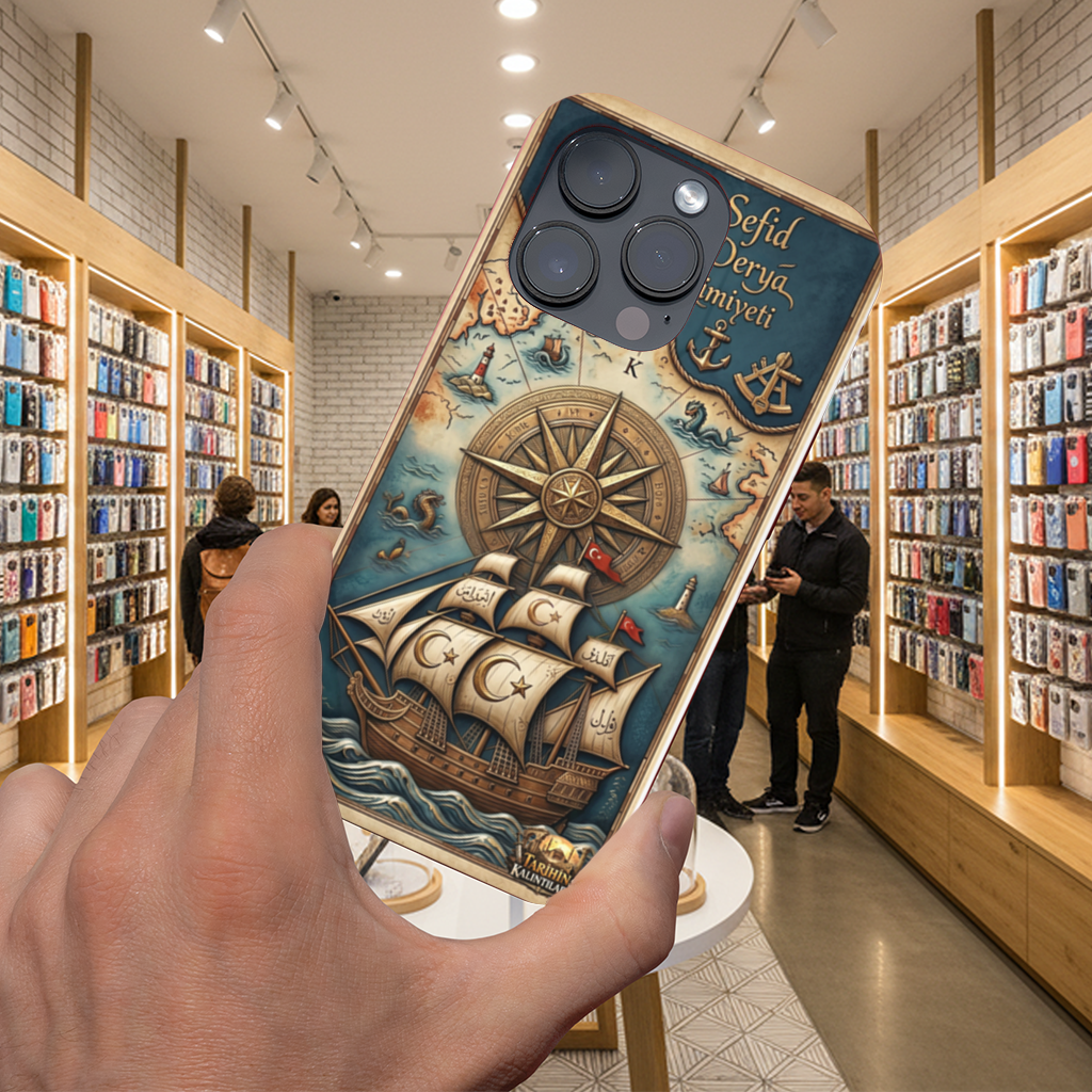 Vintage Ottoman Navy Compass Phone Case iPhone 16 Pro Max Case