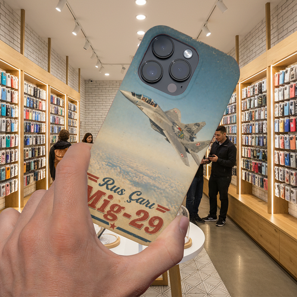 Russian Tsar Mig-29 Fighter Jet Retro iPhone 16 Pro Max Case