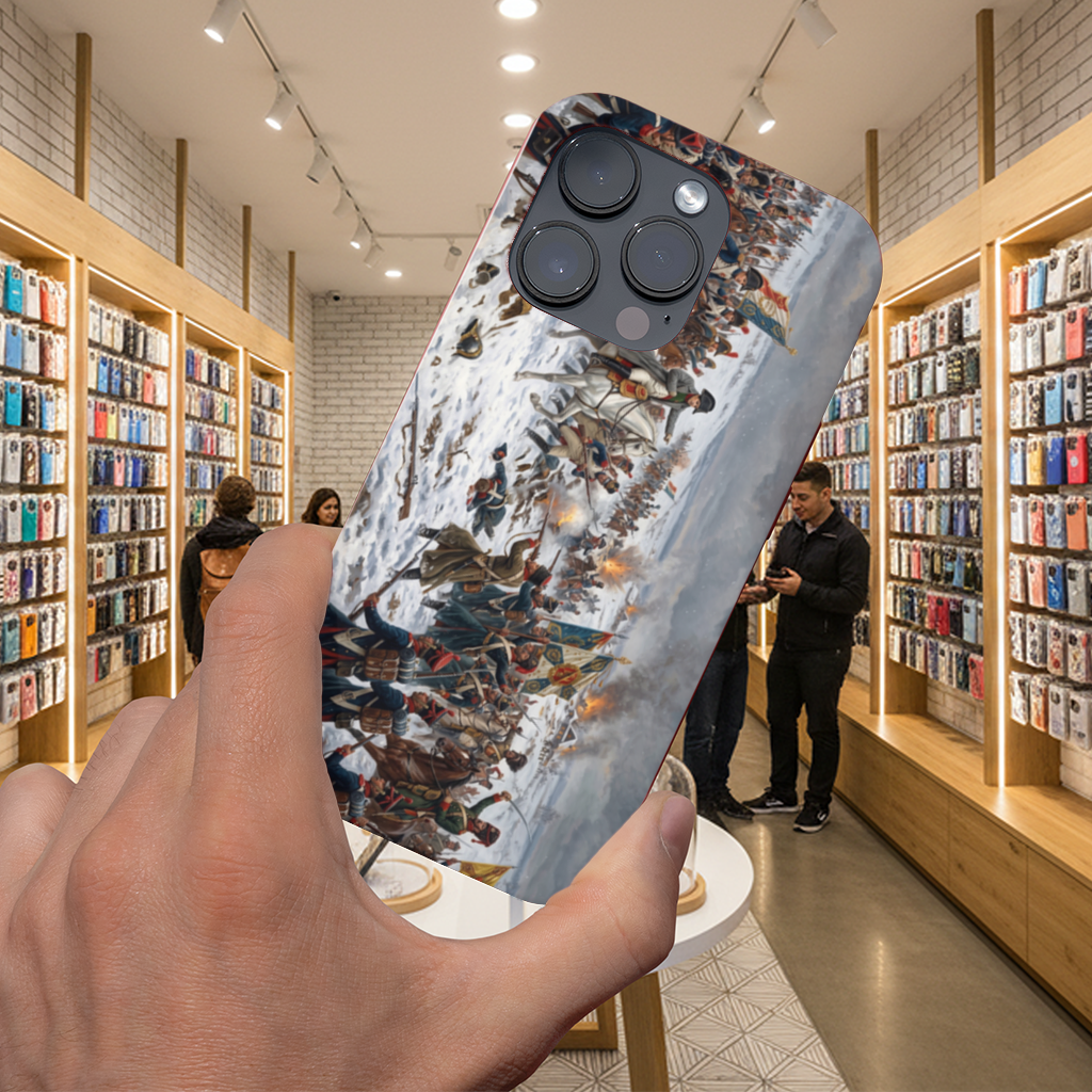 Epik Napolyon Rusya Seferi iPhone 16 Pro Max Kılıfı