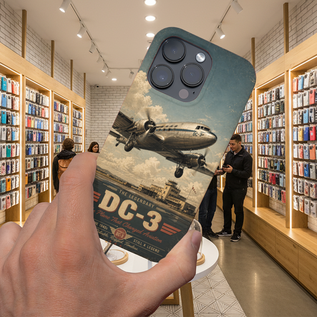 Douglas DC-3 Vintage Aviation iPhone 16 Pro Max Case
