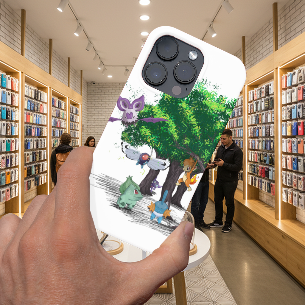 Fanmade FakemonKarakterleri, mutlu pokemonlar, anime karakterler iPhone 16 Pro Max Kılıfı